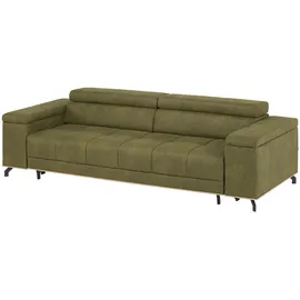 Smart Big Sofa ¦ grün ¦ Maße (cm): B: 250 H: 74 T: 108