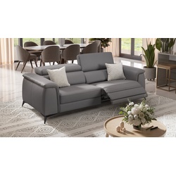 Leder Sofa LIVORNO 3-Sitzer Relaxsofa Couch