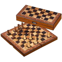 Philos Schachkassette, Feld 26 mm, mit Randbeschriftung