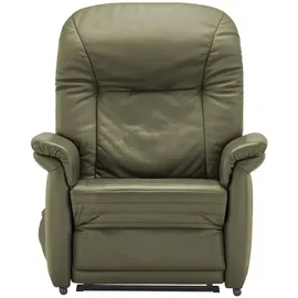 HIMOLLA Sessel 7706 Leder 101 x 112 x 101 cm Grün elektrisch