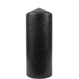 HS Candle Stumpenkerzen Ø6cm Schwarz Black