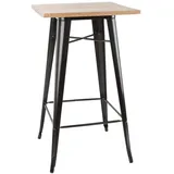 Bolero Bistro Bartisch 60 x 110 cm Schwarz