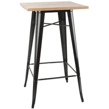 Bolero Bistro Bartisch 60 x 110 cm Schwarz