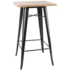 Bolero Bistro Bartisch 60 x 110 cm Schwarz