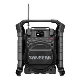 Sangean U-4X Baustellenradio DAB+, UKW Bluetooth®, USB, AUX, NFC wiederaufladbar, wasserdicht, sto�