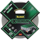 Scotch Extremium All Weather, 27 m x 48 mm, Hochleistungs-Klebeband für den Außenbereich, Panzertape - Wasserdichtes, Wetterfestes Reparaturband zum Befestigen und Abdichten