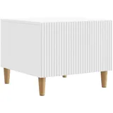 vidaXL Couchtisch mit Schubladen Weiß 49 x 50 x 40 cm Holzwerkstoff