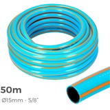 EDM 74082 Gartenschlauch 50 M - Blue / Orange - One Size
