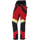 PSS Schnittschutzhose X-treme Air Rot/Gelb - 94 schlank und groß
