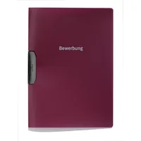 Durable Bewerbungsmappe A4 aubergine/dunkelrot