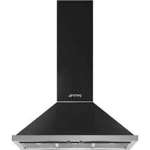 Smeg KPF9AN Wandhaube 90 cm Schwarz