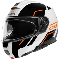 Schuberth C5 Master Klapphelm, orange, Größe L für Männer