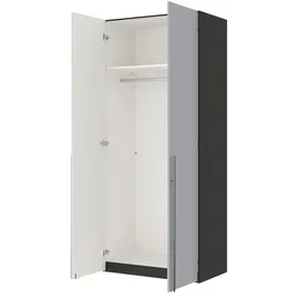 Sconto Drehtürenschrank Dreamer 101,9 x 236 x 58 cm Grau