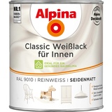 Alpina Classic Weißlack für Innen 750 ml Reinweiß seidenmatt