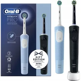 Oral-B Vitality Pro D103 Duo schwarz/blau + 2. Handstück