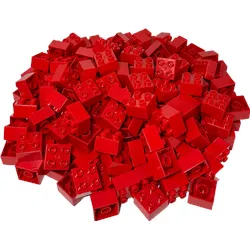 LEGO DUPLO 2x2 Steine Rot Bausteine Grundbausteine - 3437 NEU! Menge 50x (3437)