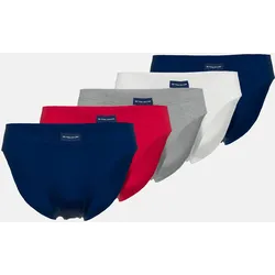 Minislip »Colorado«, (Packung, 5 St.), mit Markenlogo, Gr. XXL, navy-white-red, , 93979861-XXL