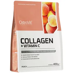 OstroVit Collagen + Vitamin C (400 g, Pfirsich)
