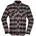 Motorrad Hemdjacke Grau/Schwarz S