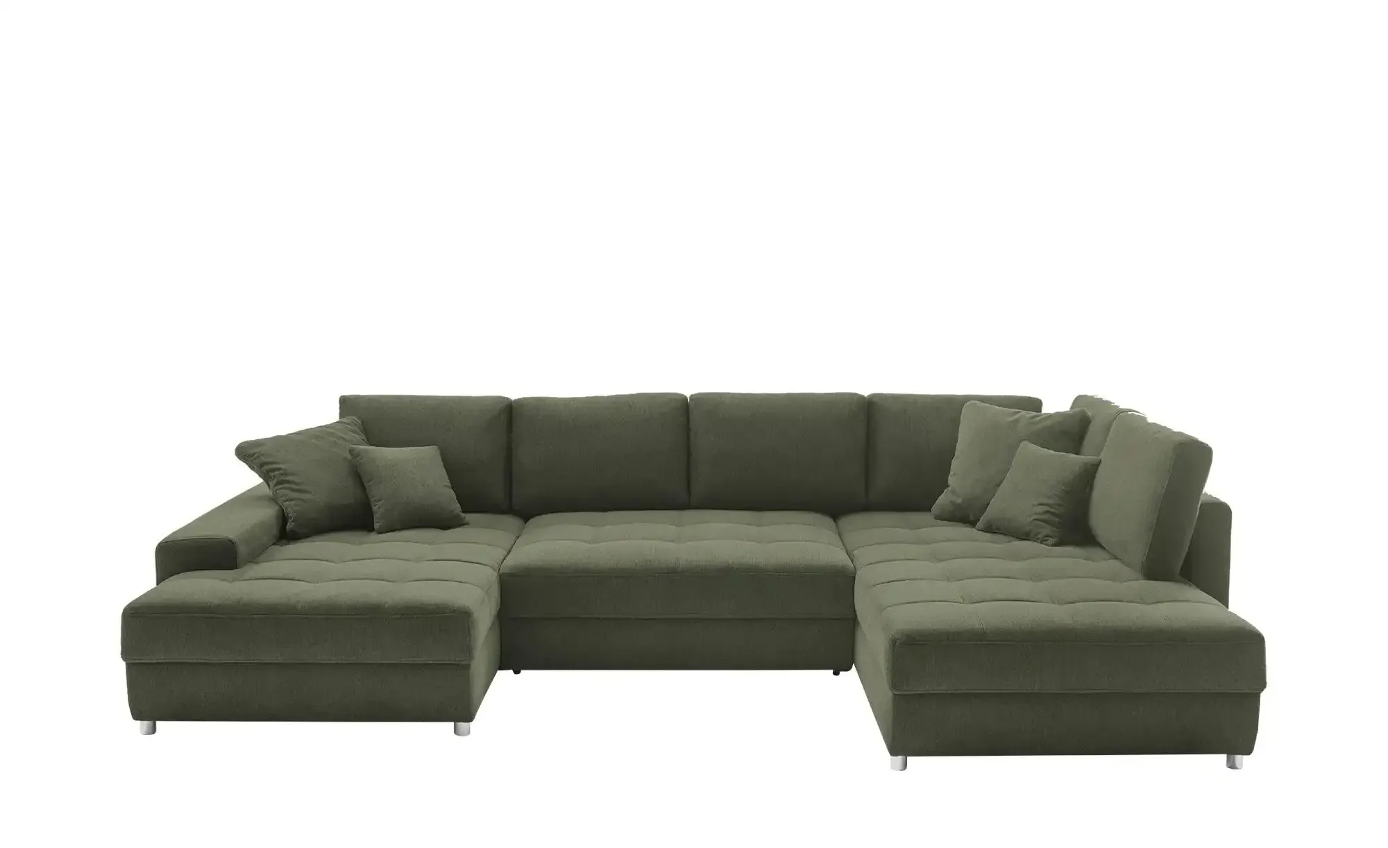 bobb Wohnlandschaft  Arissa de Luxe ¦ grün ¦ Maße (cm): B: 353 H: 84 T: 215.0
