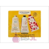 L'Occitane Pink Flowers Hand Cream Trio Set Neroli Orchidee 75ml/Rose 75ml/Cherry Blossom 75ml