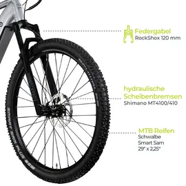 Zündapp HX522 2023 29 Zoll RH 46 cm silber