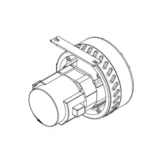 Motor Fimap 420672 Saugmotor 12V 250V für My 16, Genie B Fimap Zubehör und Ersatzteile