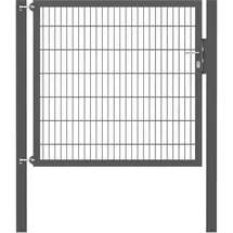 GAH Alberts Einzeltor Flexo Plus 150 cm x 140 cm Pfosten 100 cm x 100 cm Anthrazit