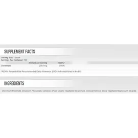 Scitec Nutrition Essentials Chromium Picolinate Tabletten 100 St.