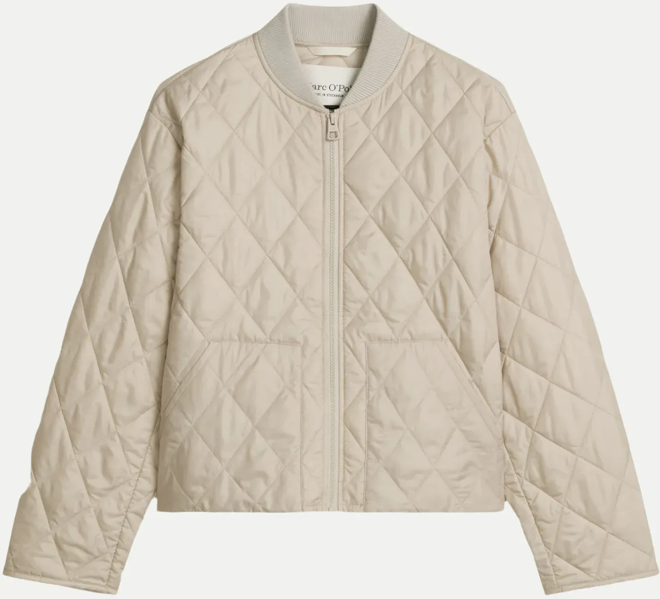 Steppjacke Verstaubar Beige 38