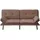 Hti-Living Sofa mit verstellbaren Armlehnen Braun