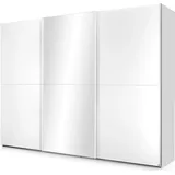 Set One by Musterring Schwebetürenschrank "Henderson", weiß (alpinweiß), B:301cm H:223cm T:68cm, Holzwerkstoff, SET ONE BY MUSTERRING, Schränke, Schwebetürenschrank, mit Spiegel, inkl. Fachböden und Kleiderstangen