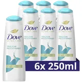 Dove Tägliche Feuchtigkeit 2in1 Shampoo & Spülung 6 x 250 ml