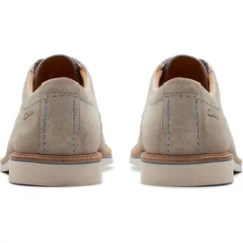 CLARKS Herren Atticus Ltlace Oxford, Grau Nubuk, 42.5 EU