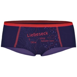 EIN SCHÖNER FLECK ERDE Damen Panty - Print, Bio-Baumwolle Liebeseck (Lila) L