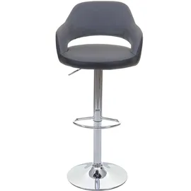 MCW Barhocker F16 45 x 45 x 100 cm Grau/Schwarz