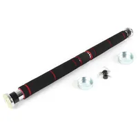 Wiltec Klimmzugstange Schwarz 62-85 cm