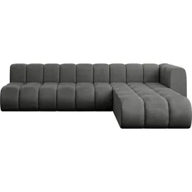 altdecor Ecksofa modulares Sofa Darnel-L2 - 296x177x70 cm Dunkelgrau
