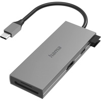Hama 6 Ports 2X USB-A, USB-C 3.2 Gen 1 - HDMI