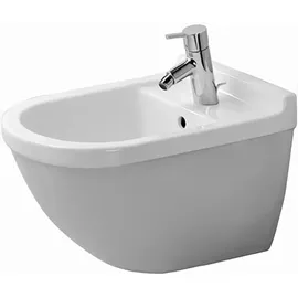 Duravit Starck 3 Wand-Bidet + 1 Hahnloch Durafix