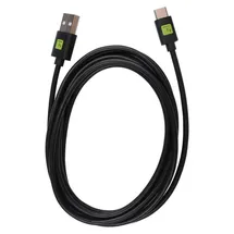 TECHLY USB-A auf USB-C 2 m Schwarz