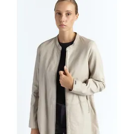 Maze Damen, Ledermantel 4202040 Greige 3XL - 3XL