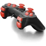 Esperanza Warrior Rot - Computer Gamepad - PC Controller - Playstation Design
