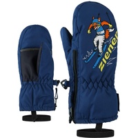 Ziener Baby LE Zoo Minis Glove Skihandschuhe für Kinder, Blau/Weiß (Estate Blue/White), 86cm