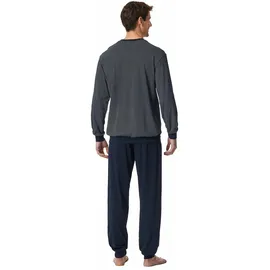 SCHIESSER Pyjama Comfort Essentials Dunkelblau 4XL