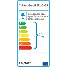 ChiliTec Bodeneinbaustrahler Aluminium rund Ø 12 cm, IP65, Leergehäuse GX53