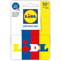 Die Lidl-Geschenkkarte