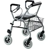 Stock-Fachmann Actimo Basic XXL Rollator Silber bis 280 kg belastbar