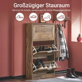 SoBuy Schuhkipper 60 x 115 x 23 cm braun