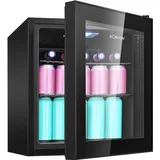 Bomann KSG 7291 Getränkekühlschrank (46 l, 530 mm hoch, Schwarz)